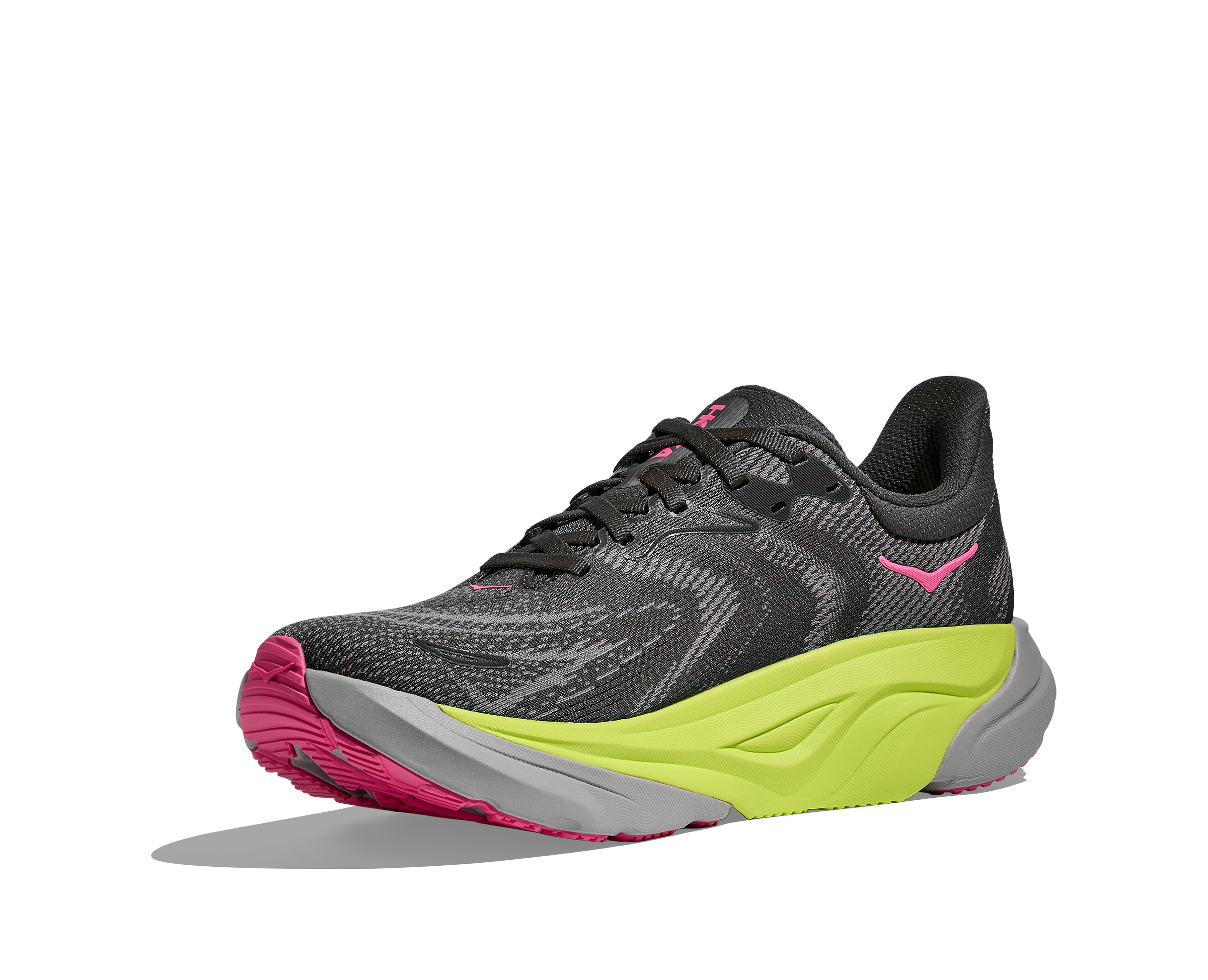 HOKA Women's Arahi 8 - CHARCOAL GREY / GREY SKIES