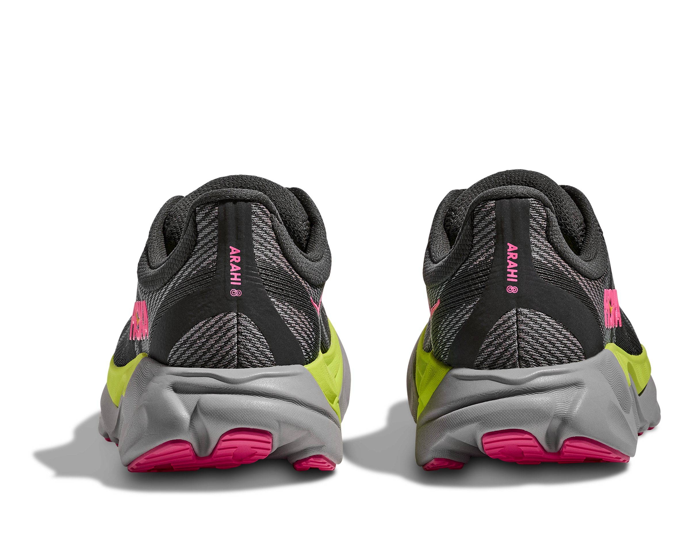 HOKA Women's Arahi 8 - CHARCOAL GREY / GREY SKIES