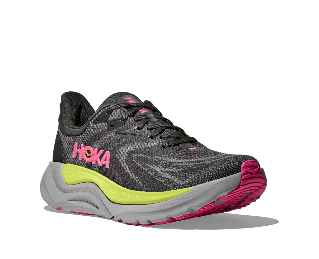 HOKA Women's Arahi 8 - CHARCOAL GREY / GREY SKIES