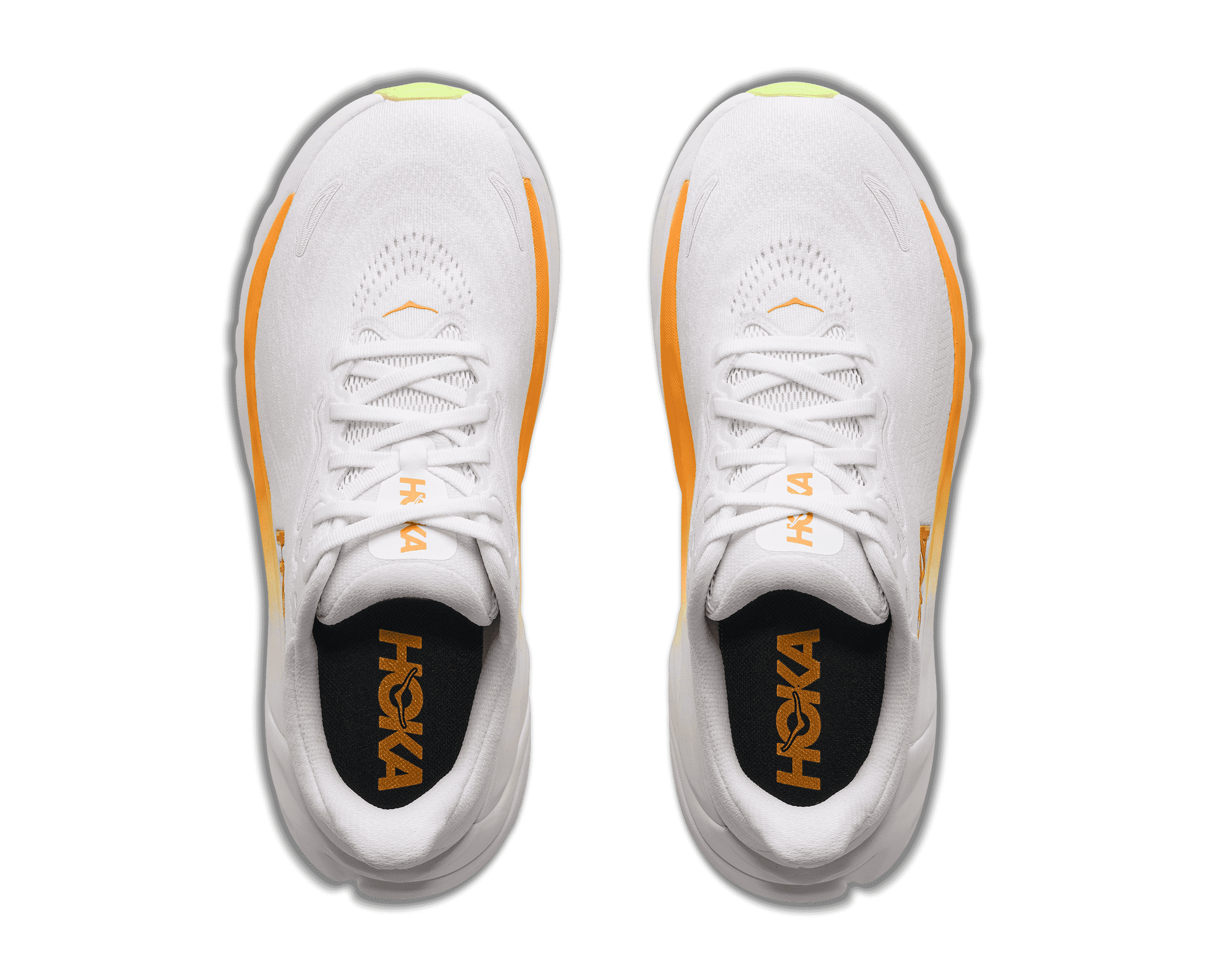 HOKA Women's Arahi 8 - FROST / SOLAR FLARE