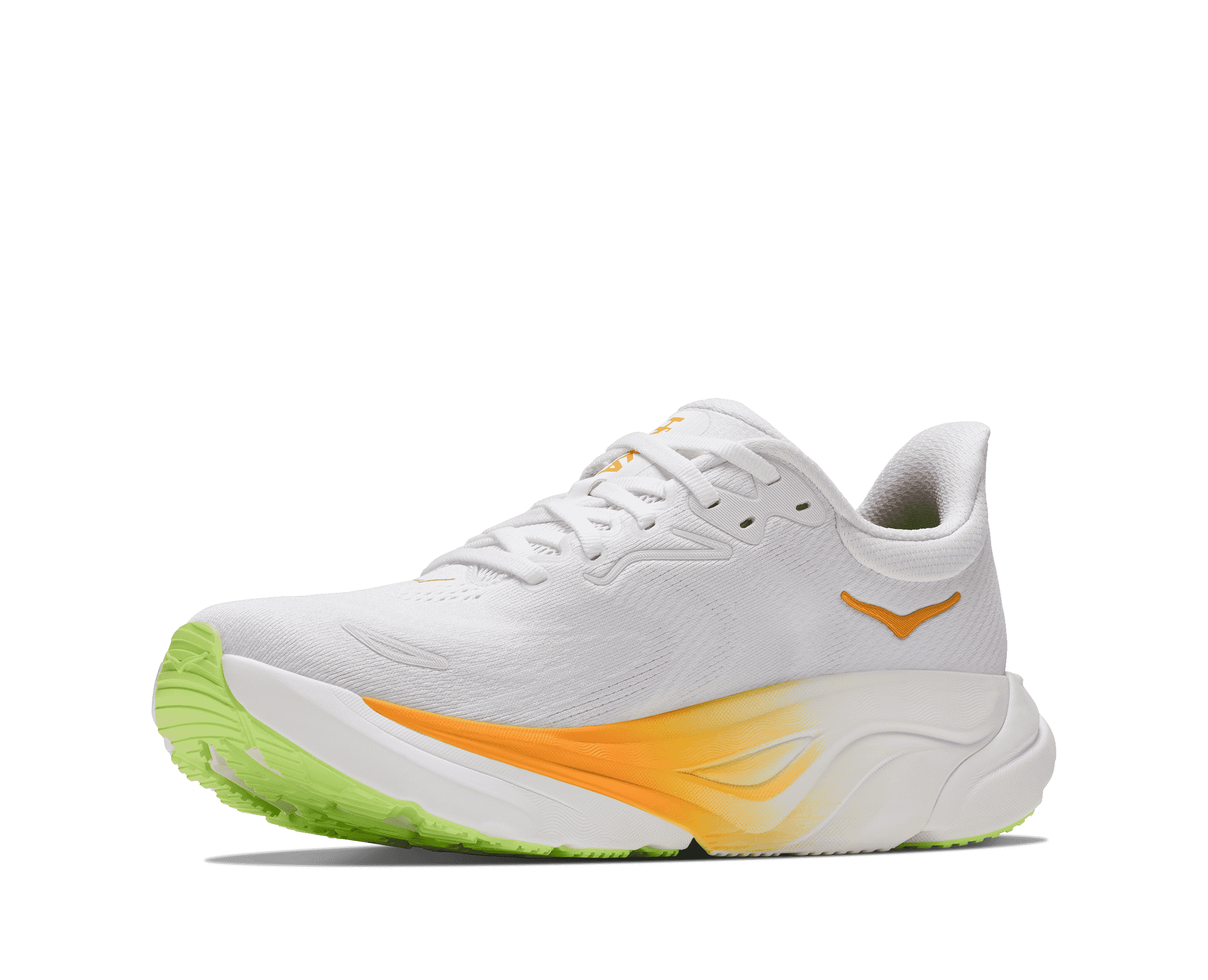 HOKA Women's Arahi 8 - FROST / SOLAR FLARE