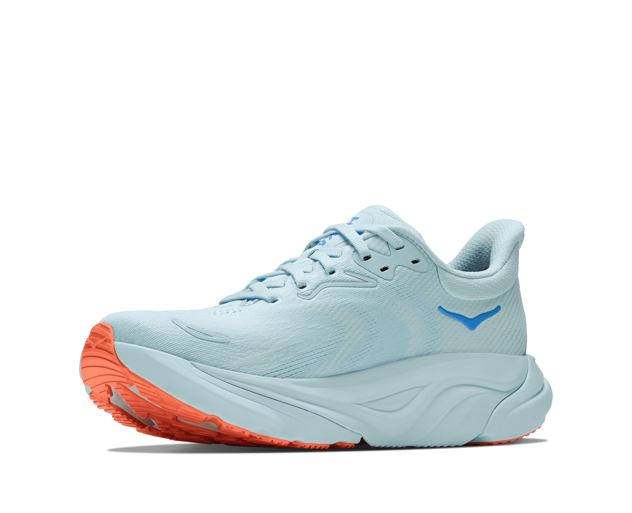 HOKA Women's Arahi 8 - GLIMMERING BLUE / NEON CANTALOUPE