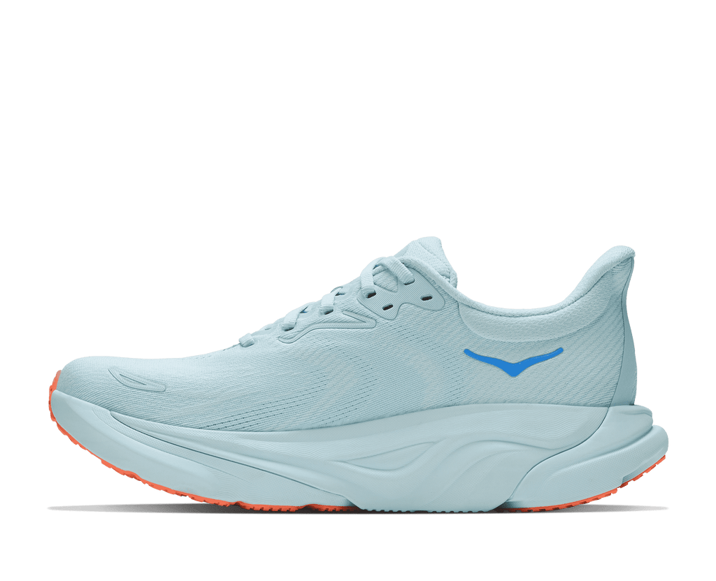 HOKA Women's Arahi 8 - GLIMMERING BLUE / NEON CANTALOUPE