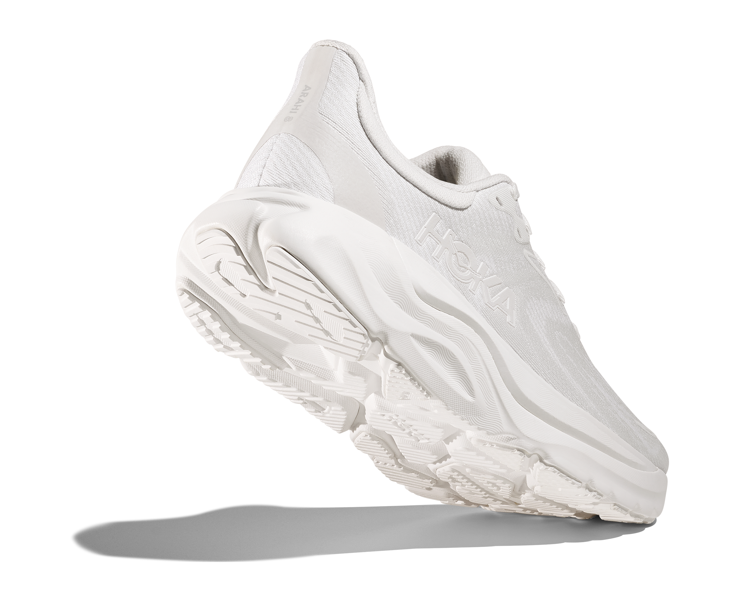 HOKA Women's Arahi 8 - WHITE / WHITE