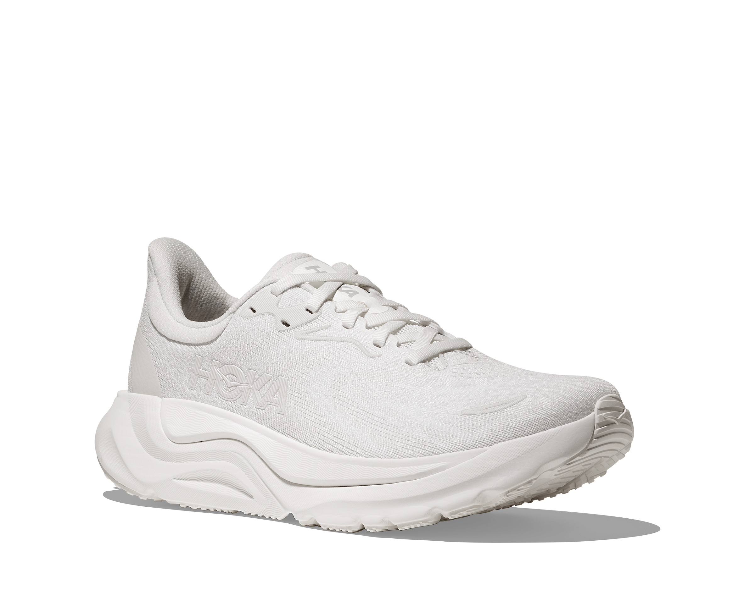 HOKA Women's Arahi 8 - WHITE / WHITE