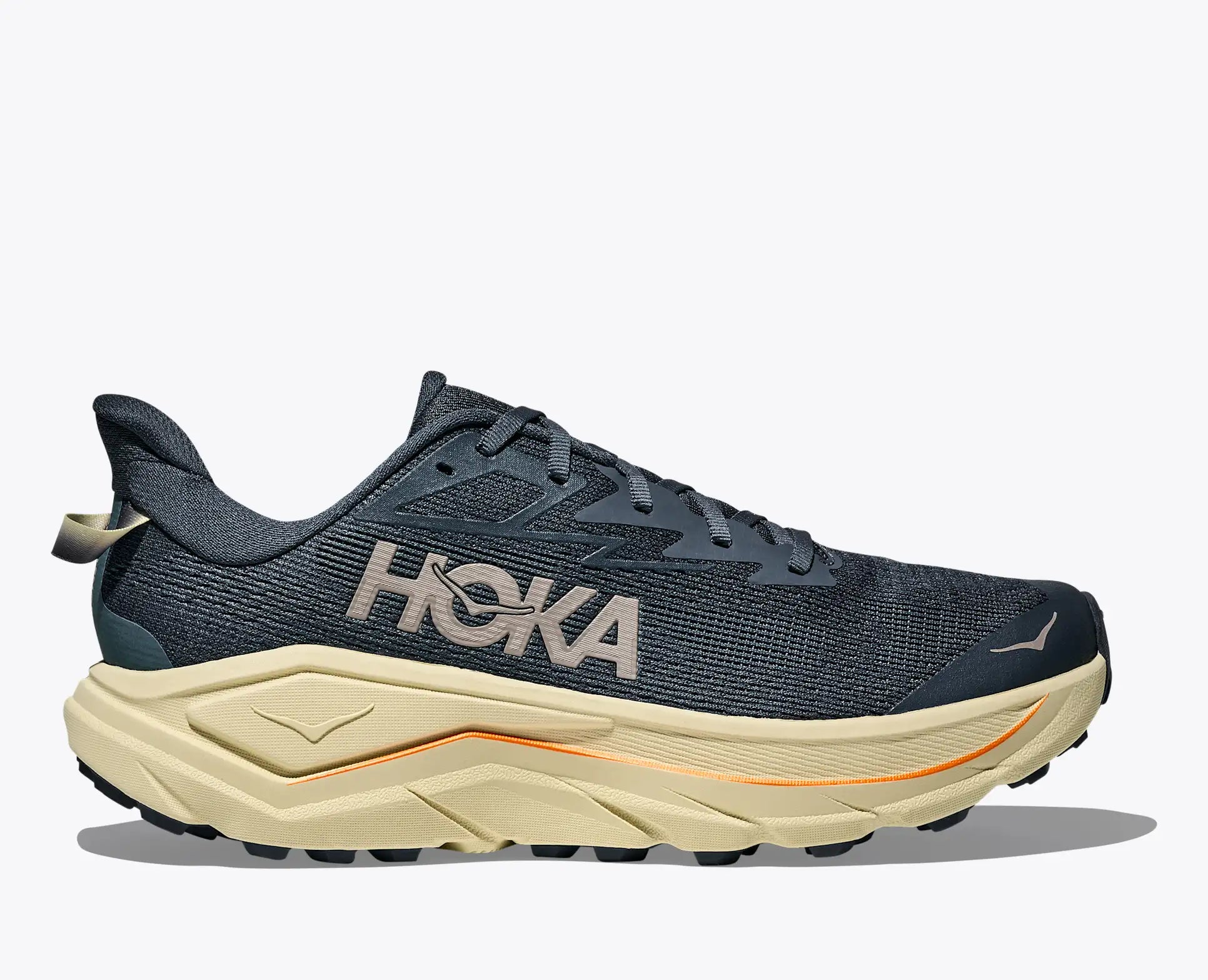HOKA Men's Challenger 8 - FADED NAVY / PAMPAS GRASS (Wide)