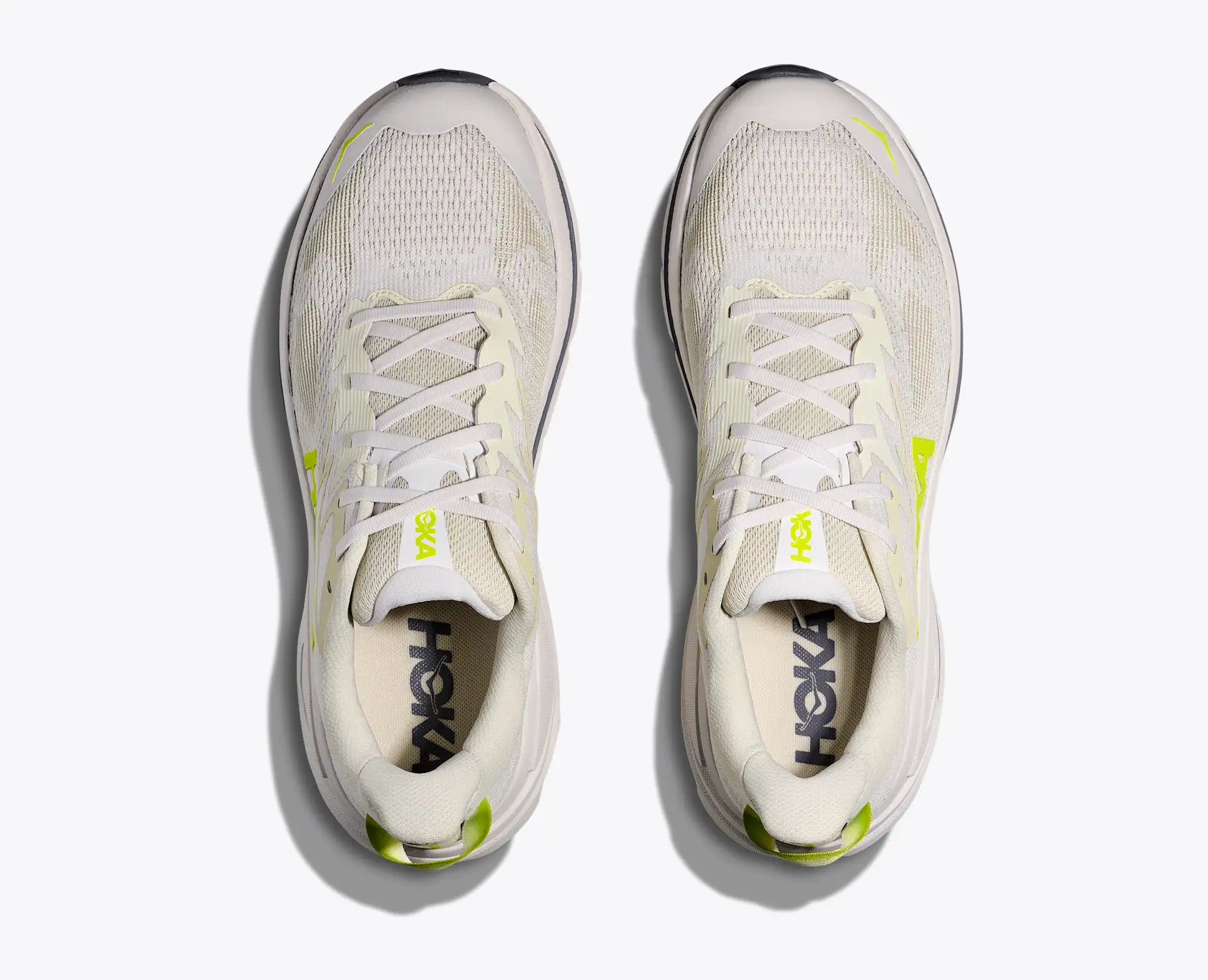 HOKA Men's Challenger 8 - WHITE / NEON HOKA CITRUS