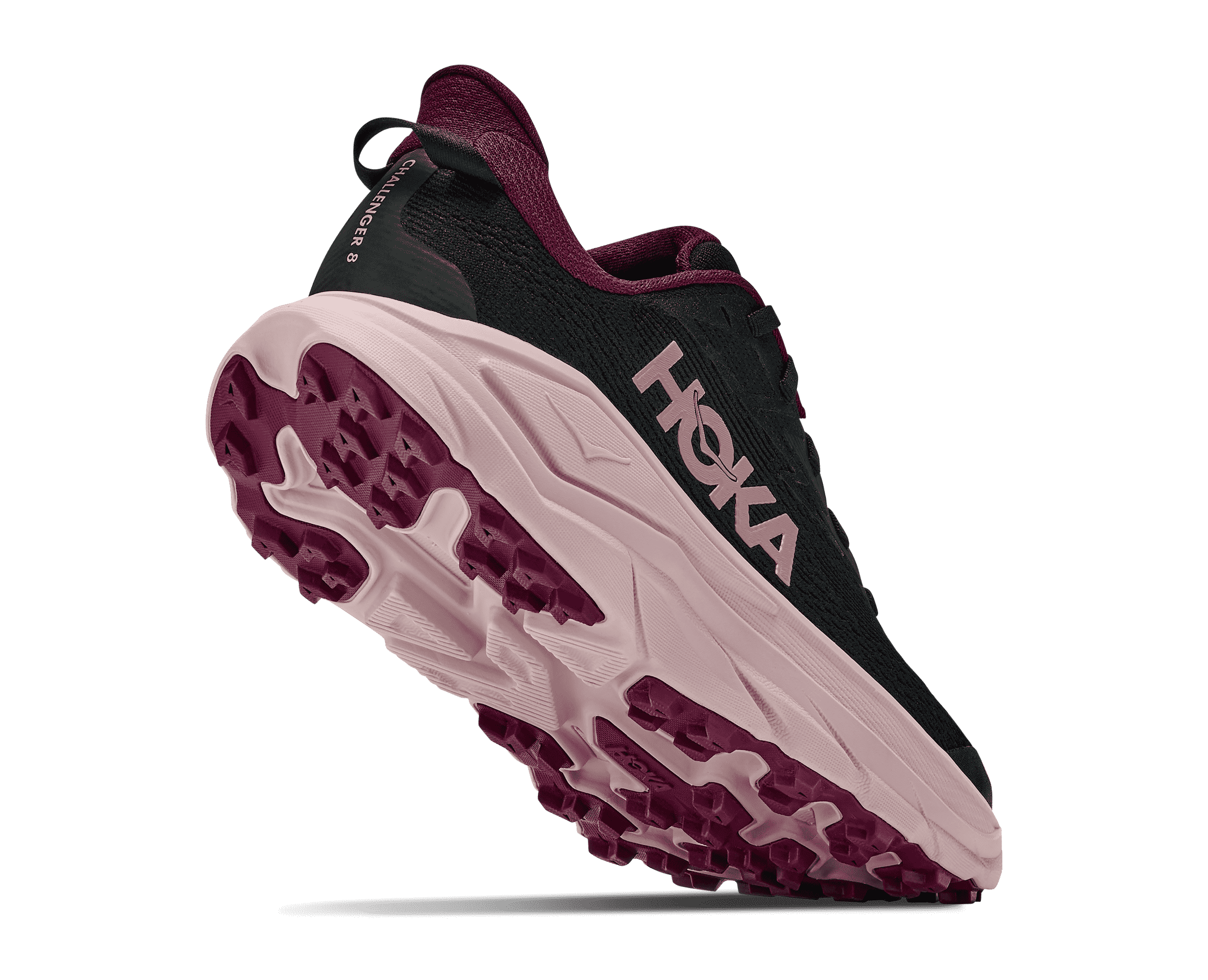 HOKA Women's Challenger 8 - BLACK / PINK OPAL