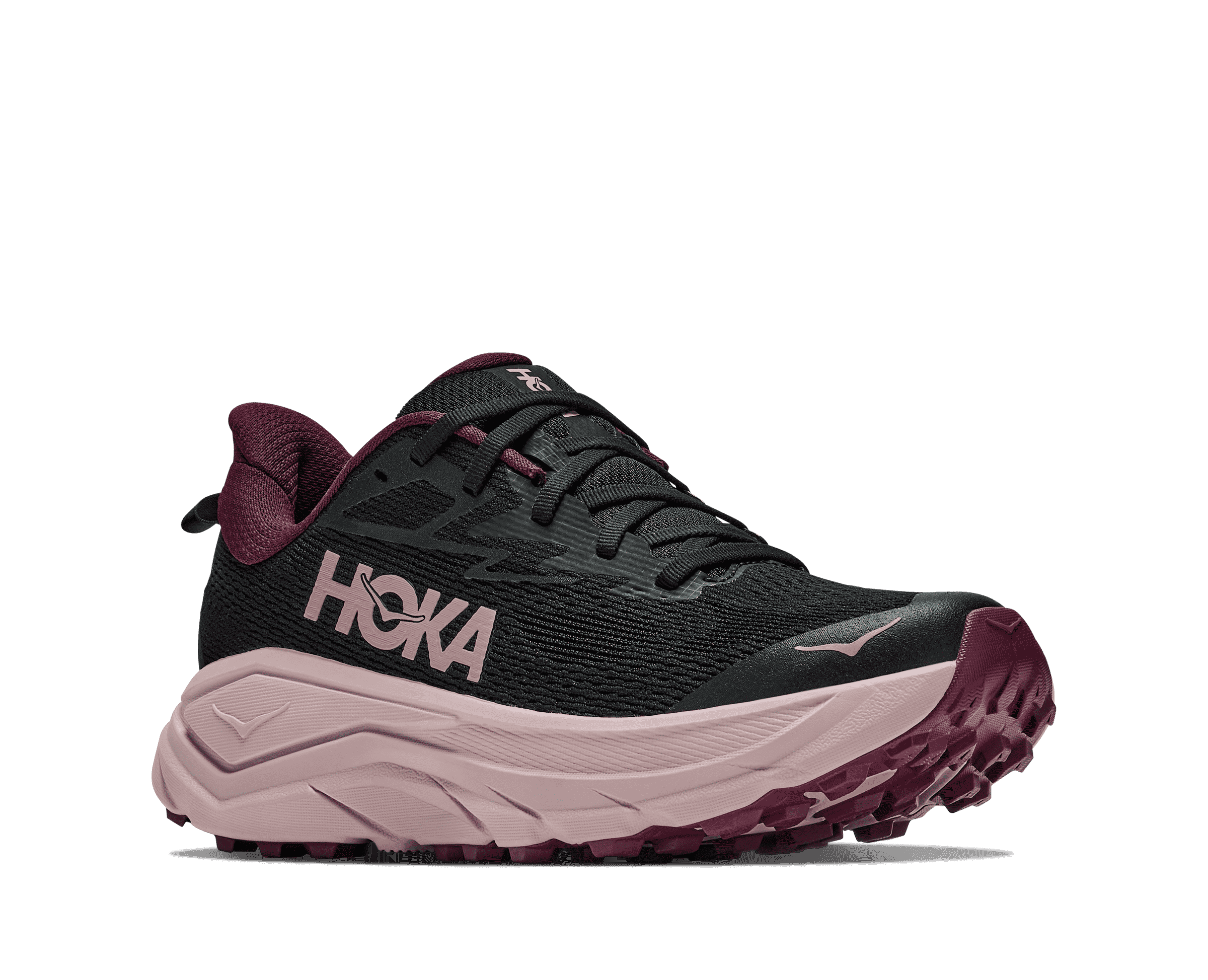 HOKA Women's Challenger 8 - BLACK / PINK OPAL