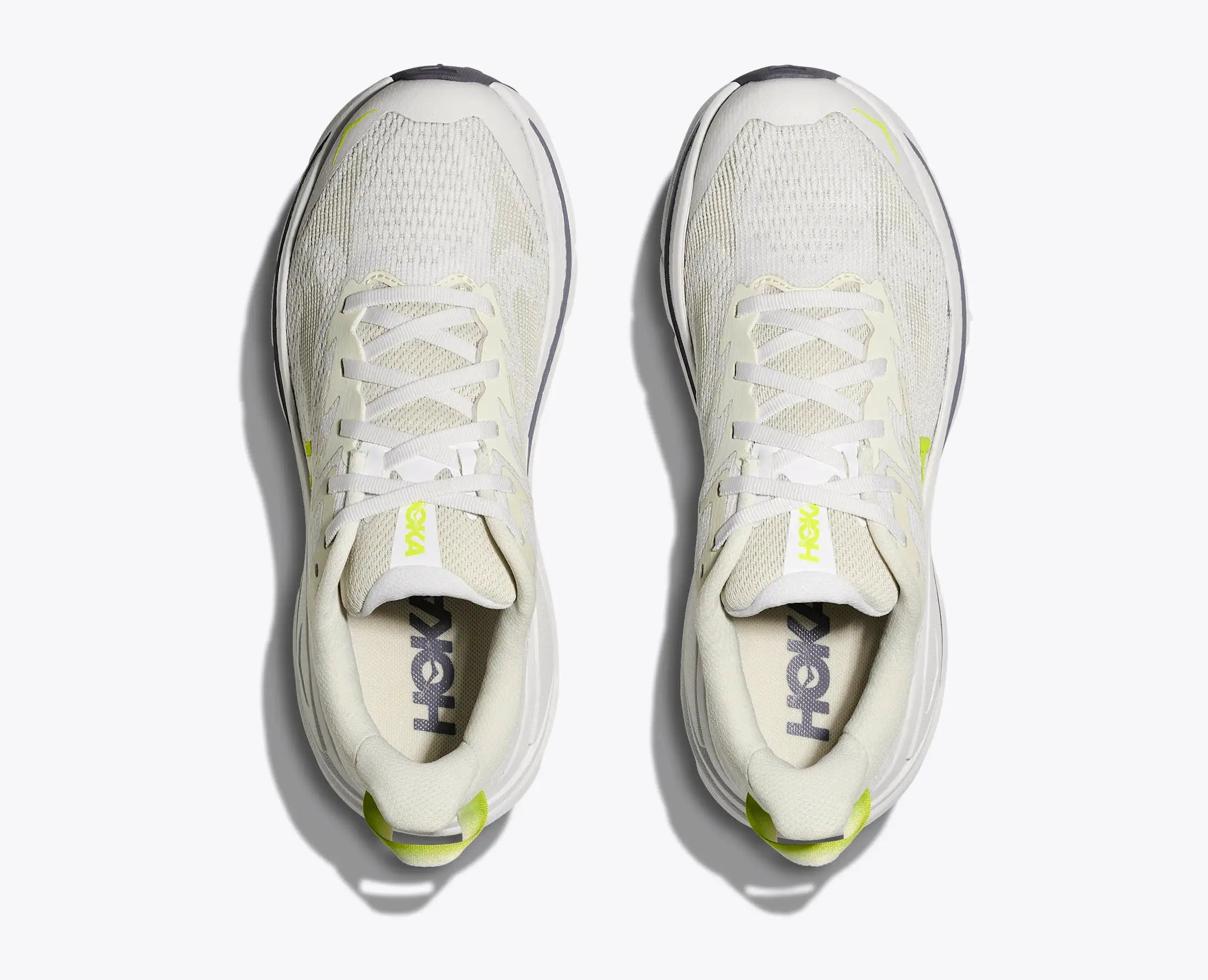 HOKA Women's Challenger 8 - WHITE / NEON HOKA CITRUS