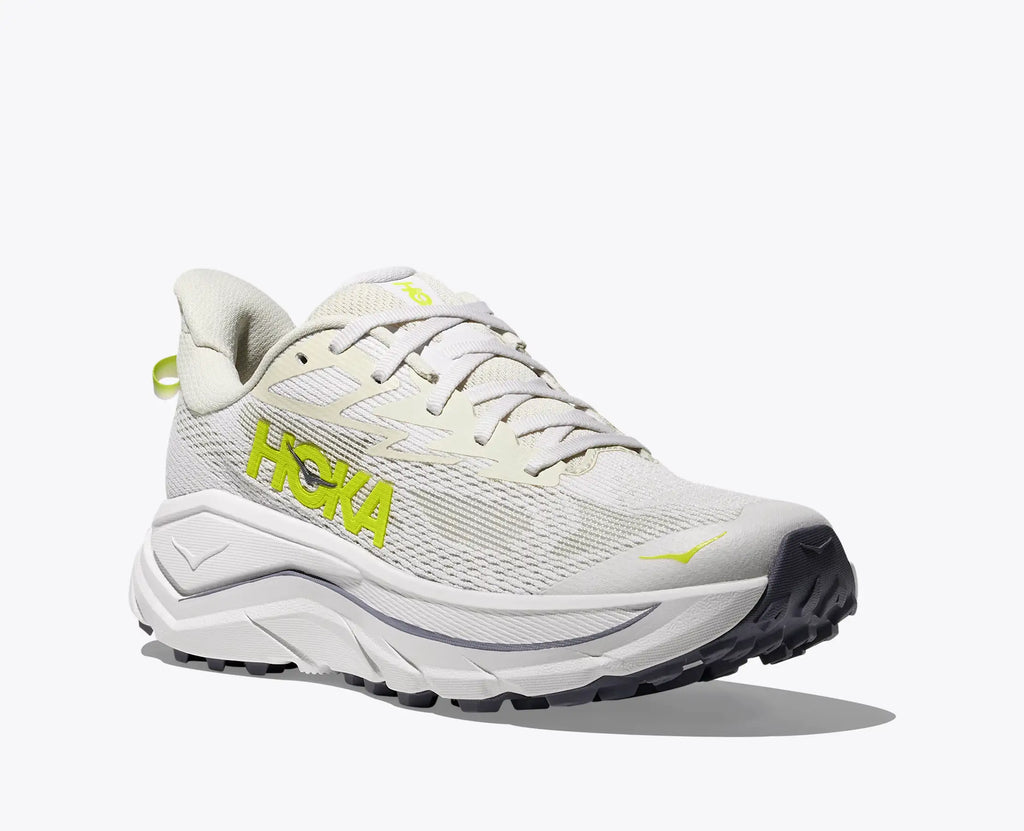 HOKA Women's Challenger 8 - WHITE / NEON HOKA CITRUS