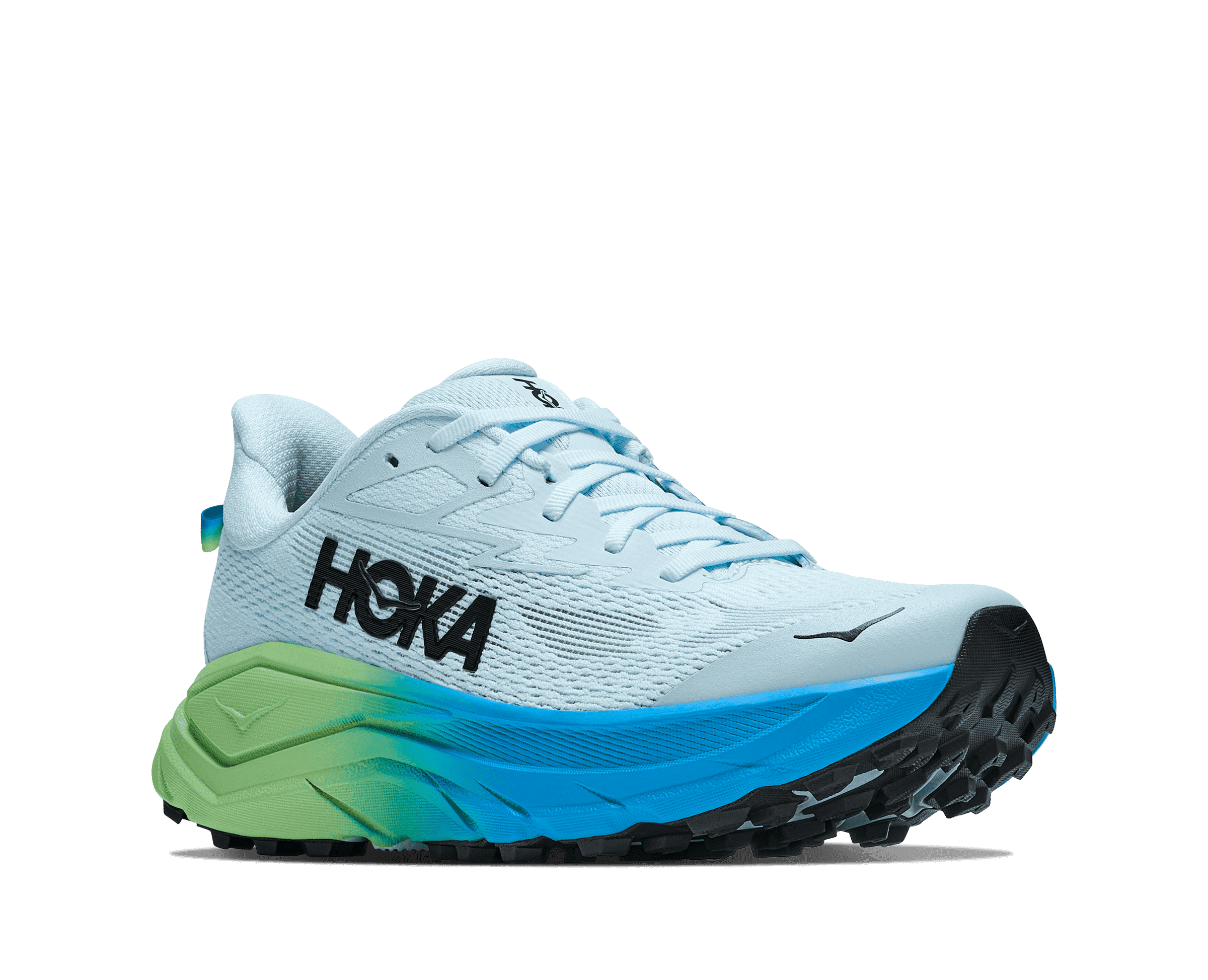 HOKA Women's Challenger 8 - GLIMMERING BLUE / TART APPLE (Wide)