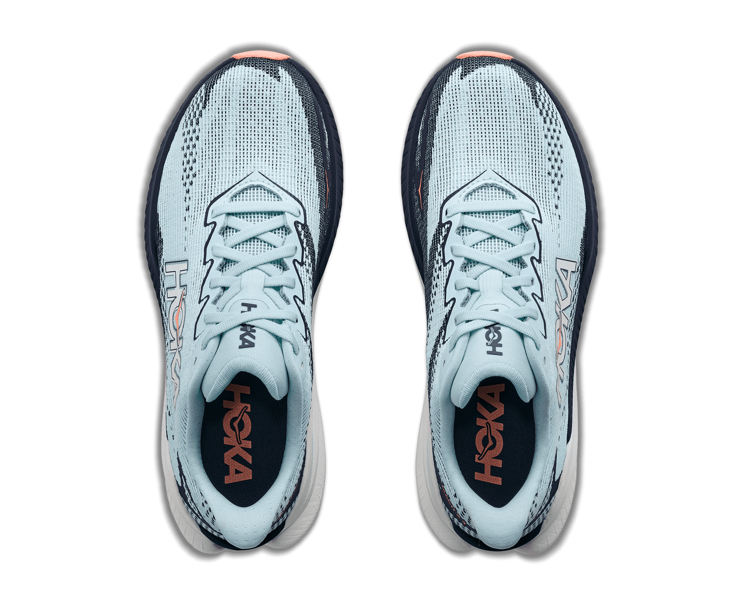 HOKA Women's Mach X 3 - GLIMMERING BLUE / VARSITY NAVY