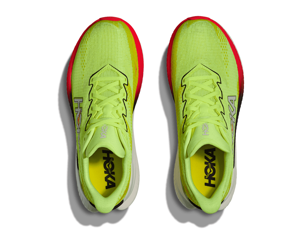 HOKA Women's Mach X 3 - NEON YUZU / SQUID INK