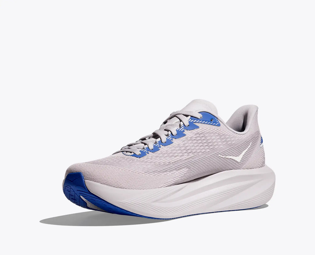 HOKA Men's Mach 7 - ASH GREY / COBALT BLUE