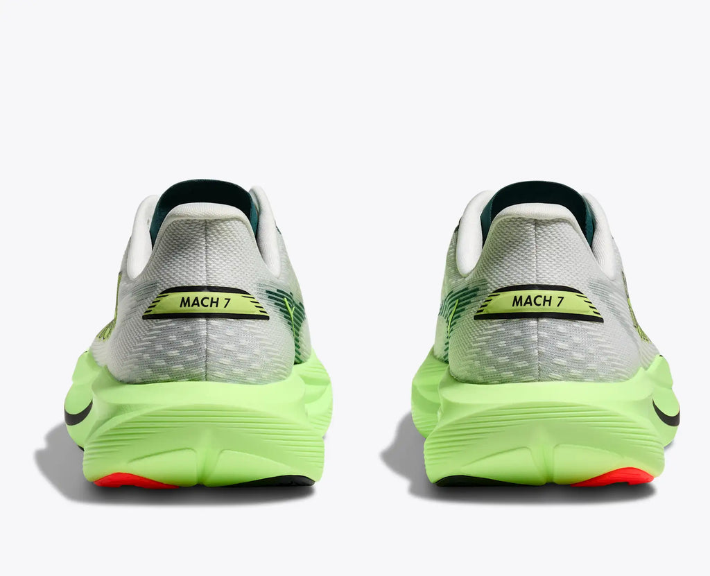 HOKA Men's Mach 7 - FROST / NEON YUZU