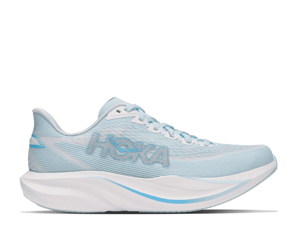 HOKA Women's Mach 7 - GLIMMERING BLUE / FROST (Wide)