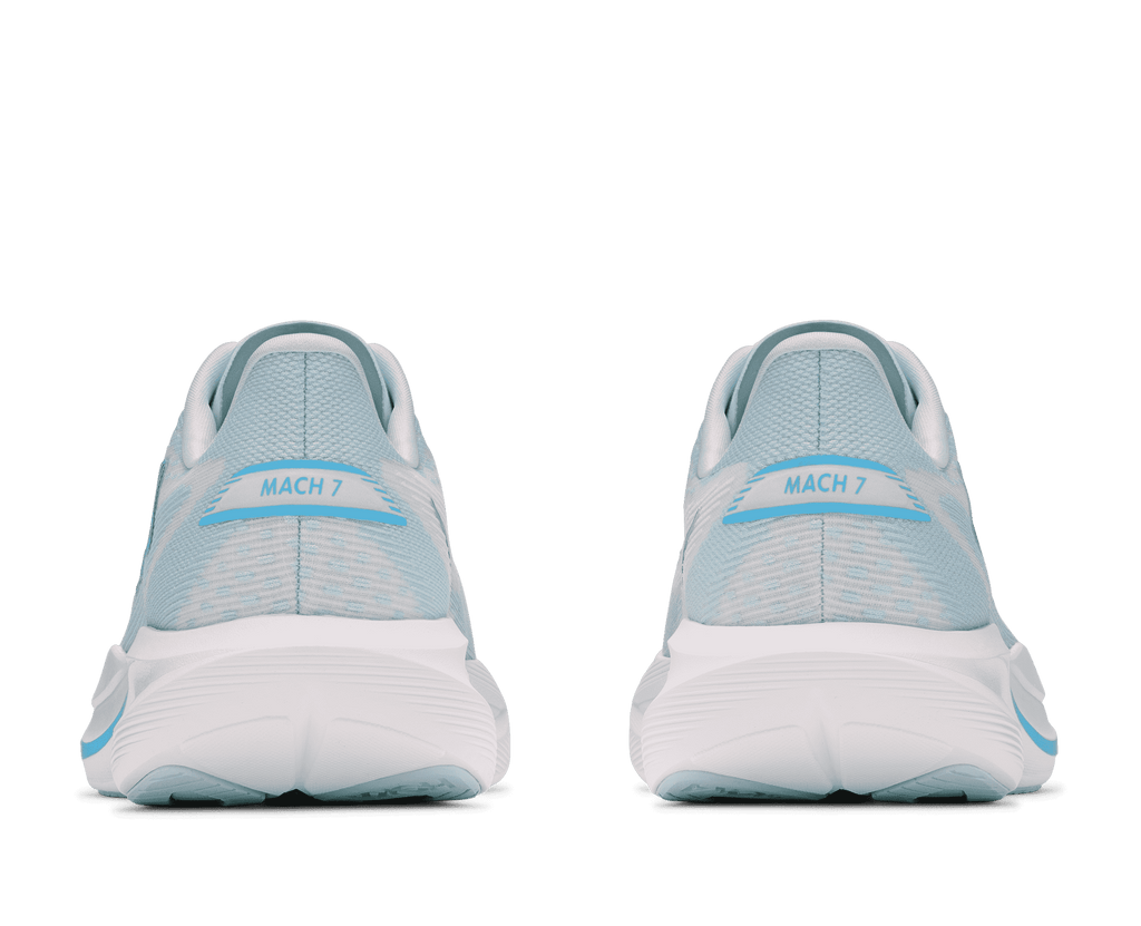HOKA Women's Mach 7 - GLIMMERING BLUE / FROST (Wide)