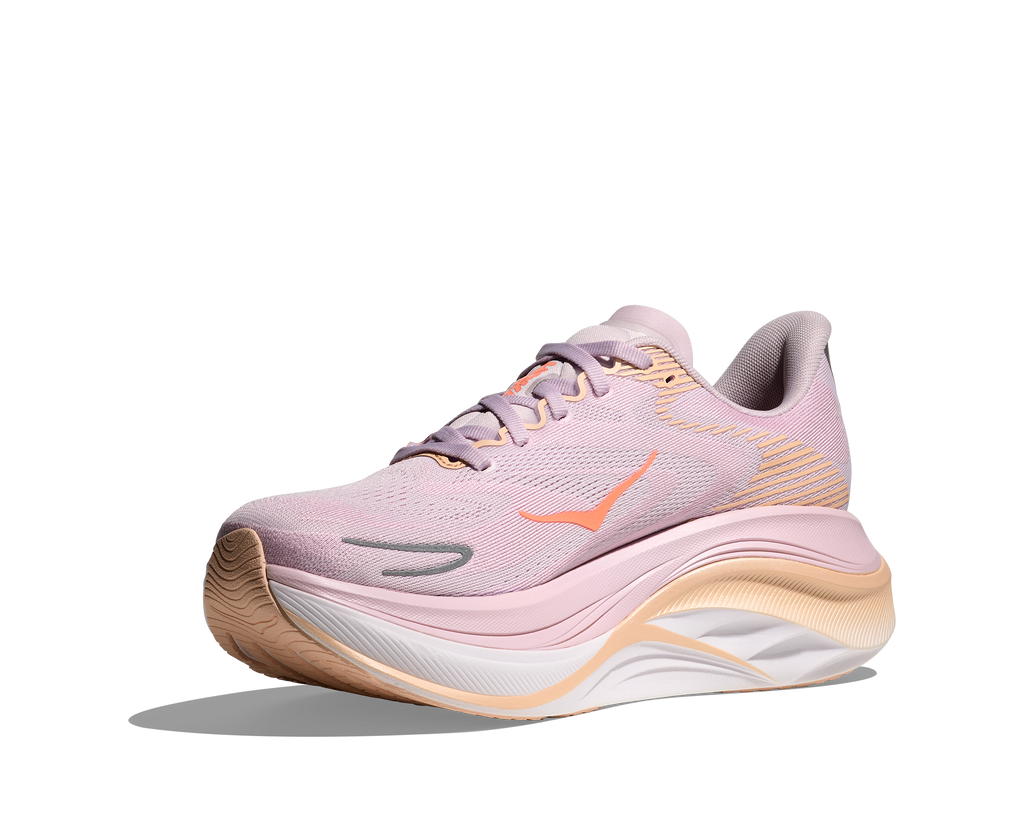 HOKA Women's Skyward X 2 - LILAC CREAM/ TANGERINE GLOW