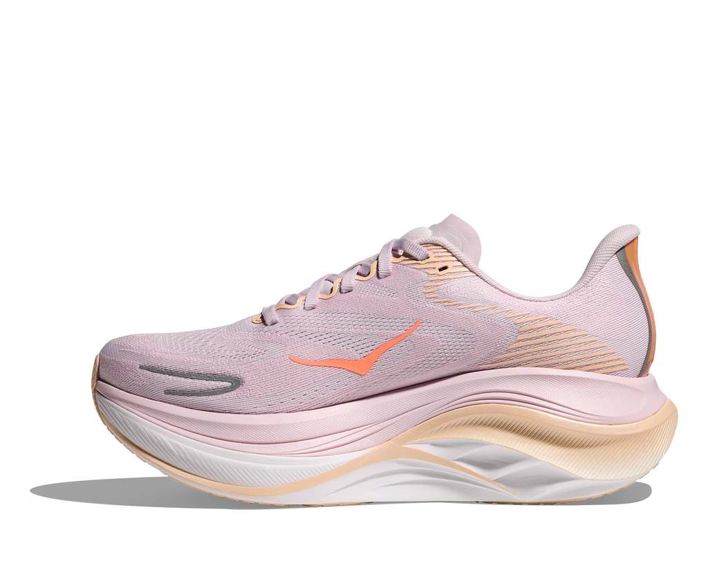 HOKA Women's Skyward X 2 - LILAC CREAM/ TANGERINE GLOW