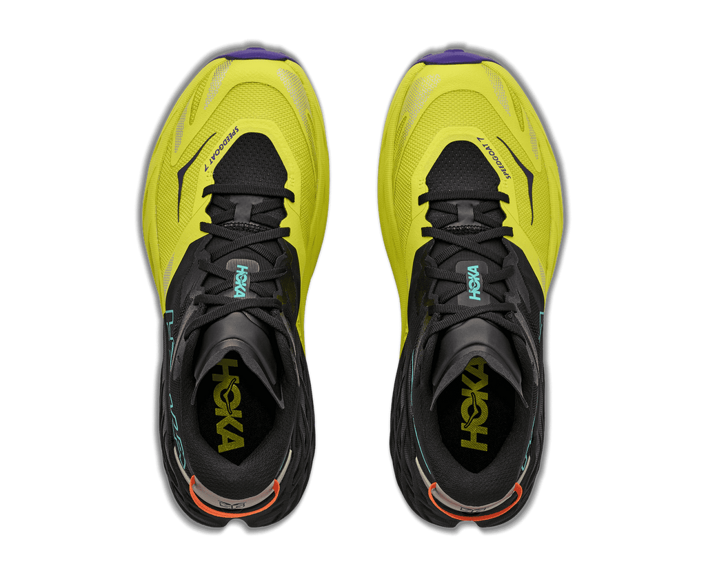 HOKA Men's Speedgoat 7 - BLACK / HOKA CITRUS
