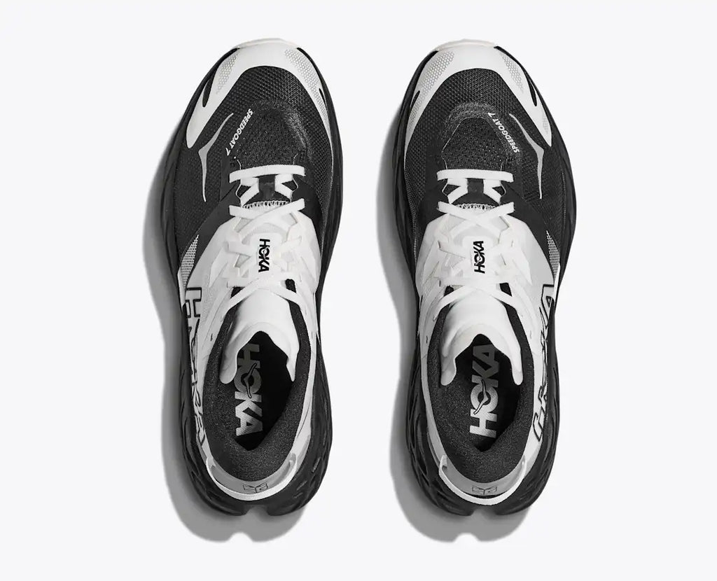 HOKA Men's Speedgoat 7 - BLACK / WHITE