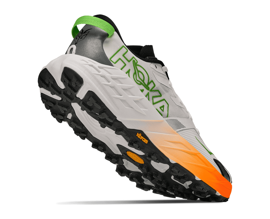 HOKA Men's Speedgoat 7 - FROST / NEON TANGERINE