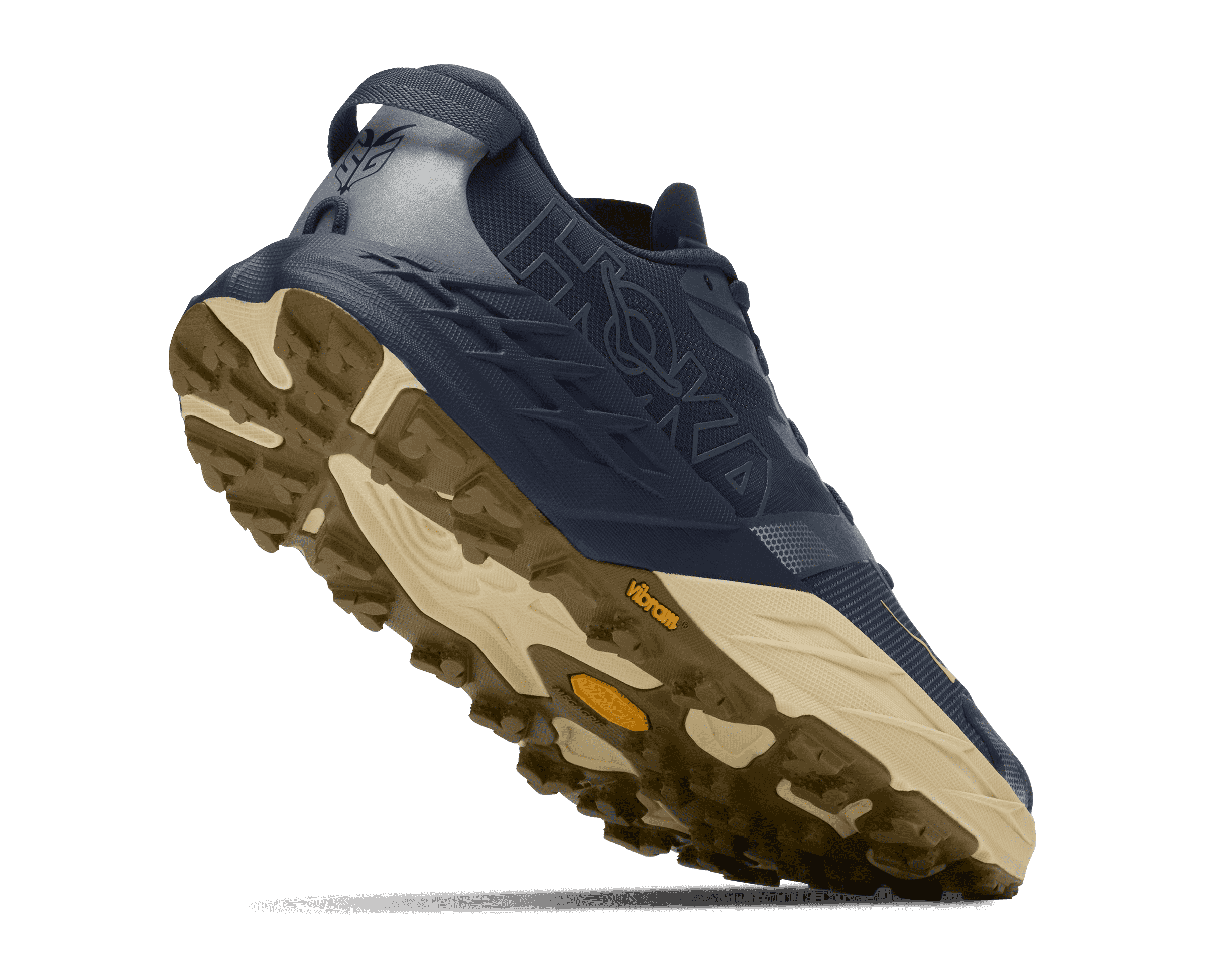 HOKA Men's Speedgoat 7 - VARSITY NAVY / BARLEY FLOUR
