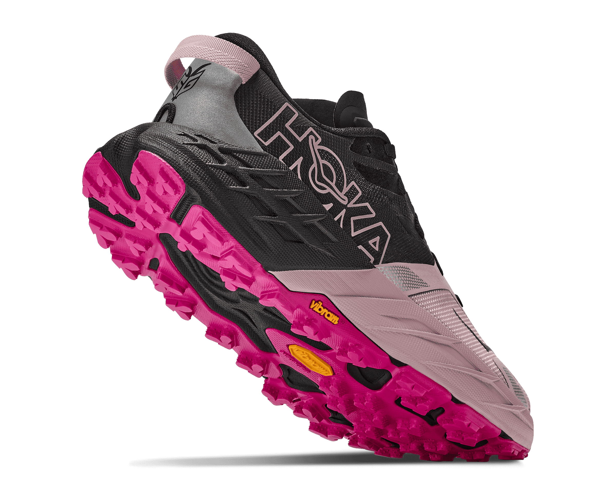 HOKA Women's Speedgoat 7 - BLACK / PINK OPAL