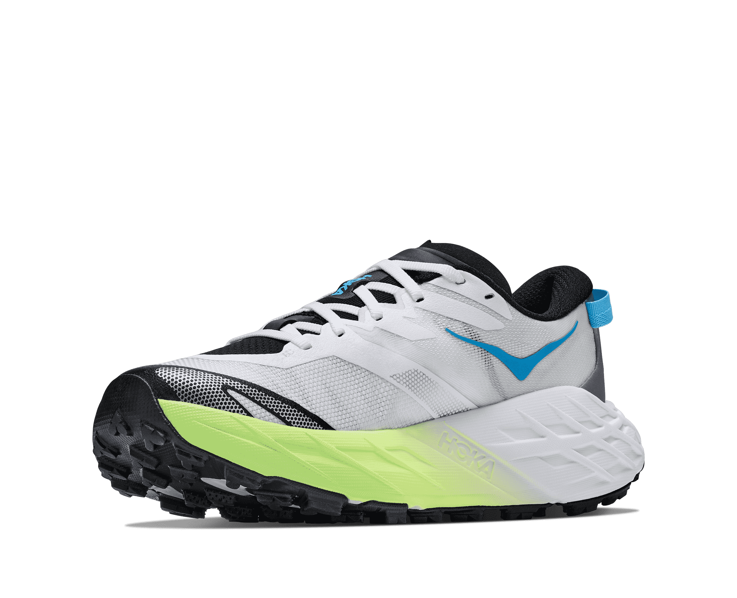 HOKA Women's Speedgoat 7 - FROST / NEON YUZU