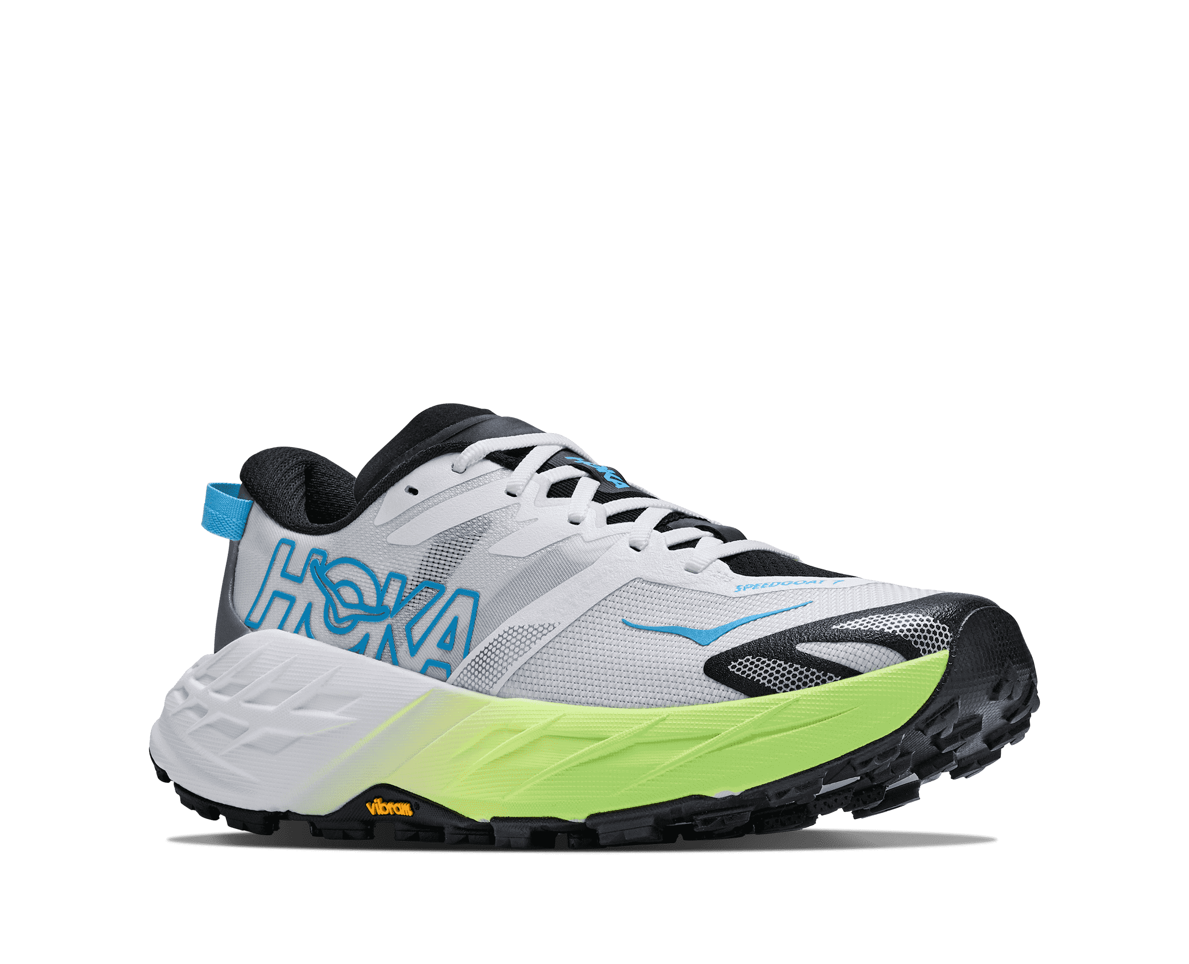 HOKA Women's Speedgoat 7 - FROST / NEON YUZU