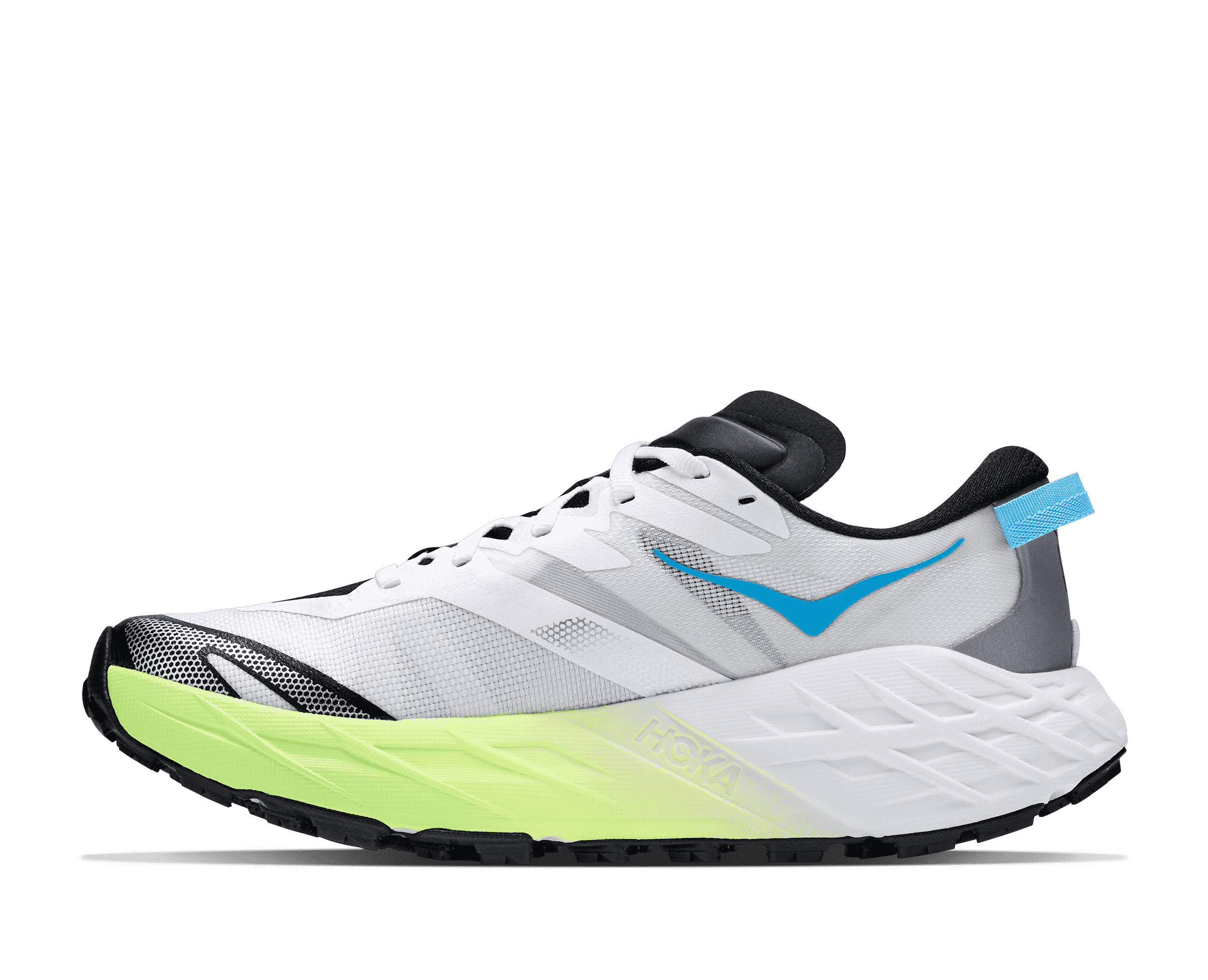 HOKA Women's Speedgoat 7 - FROST / NEON YUZU
