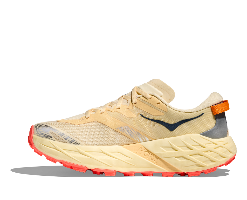 HOKA Women's Speedgoat 7 - VINTAGE YELLOW / NEON FLAME
