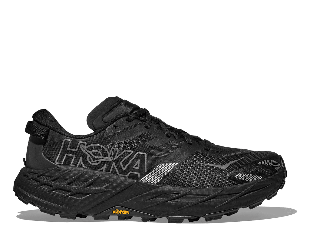 HOKA Men's Speedgoat 7 - BLACK / OUTER ORBIT (Wide)