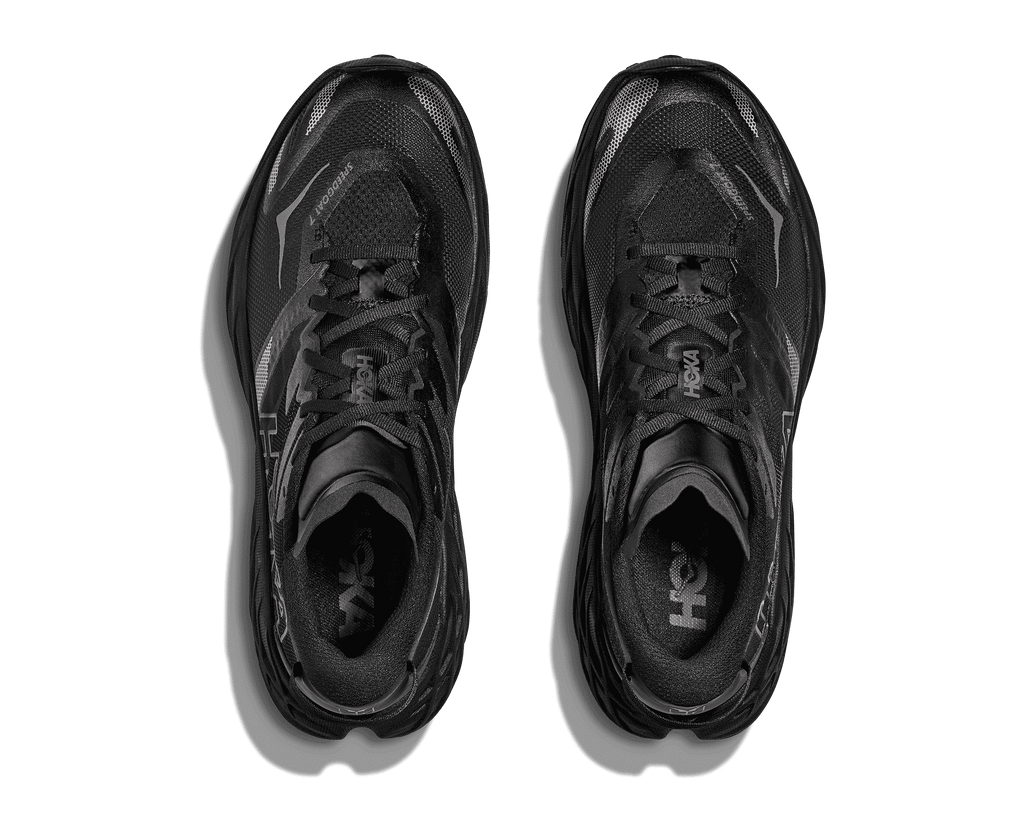 HOKA Men's Speedgoat 7 - BLACK / OUTER ORBIT (Wide)