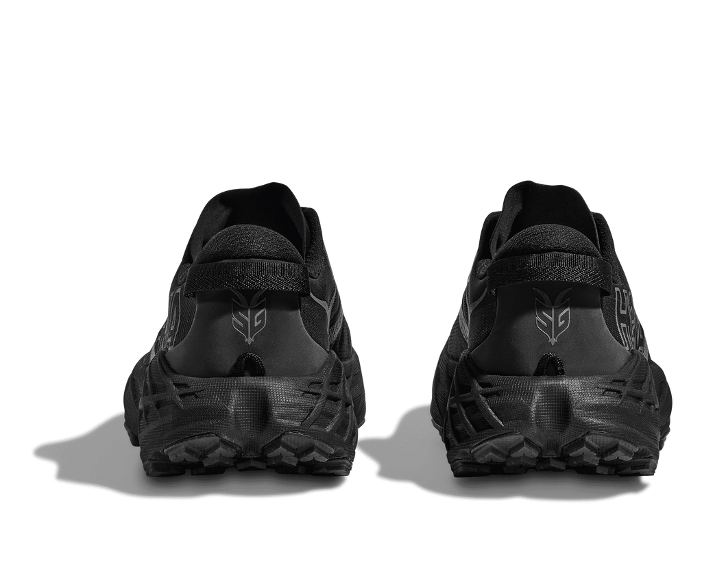 HOKA Men's Speedgoat 7 - BLACK / OUTER ORBIT (Wide)