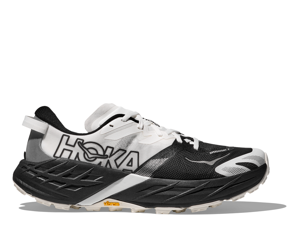 HOKA Women's Speedgoat 7 - BLACK / WHITE