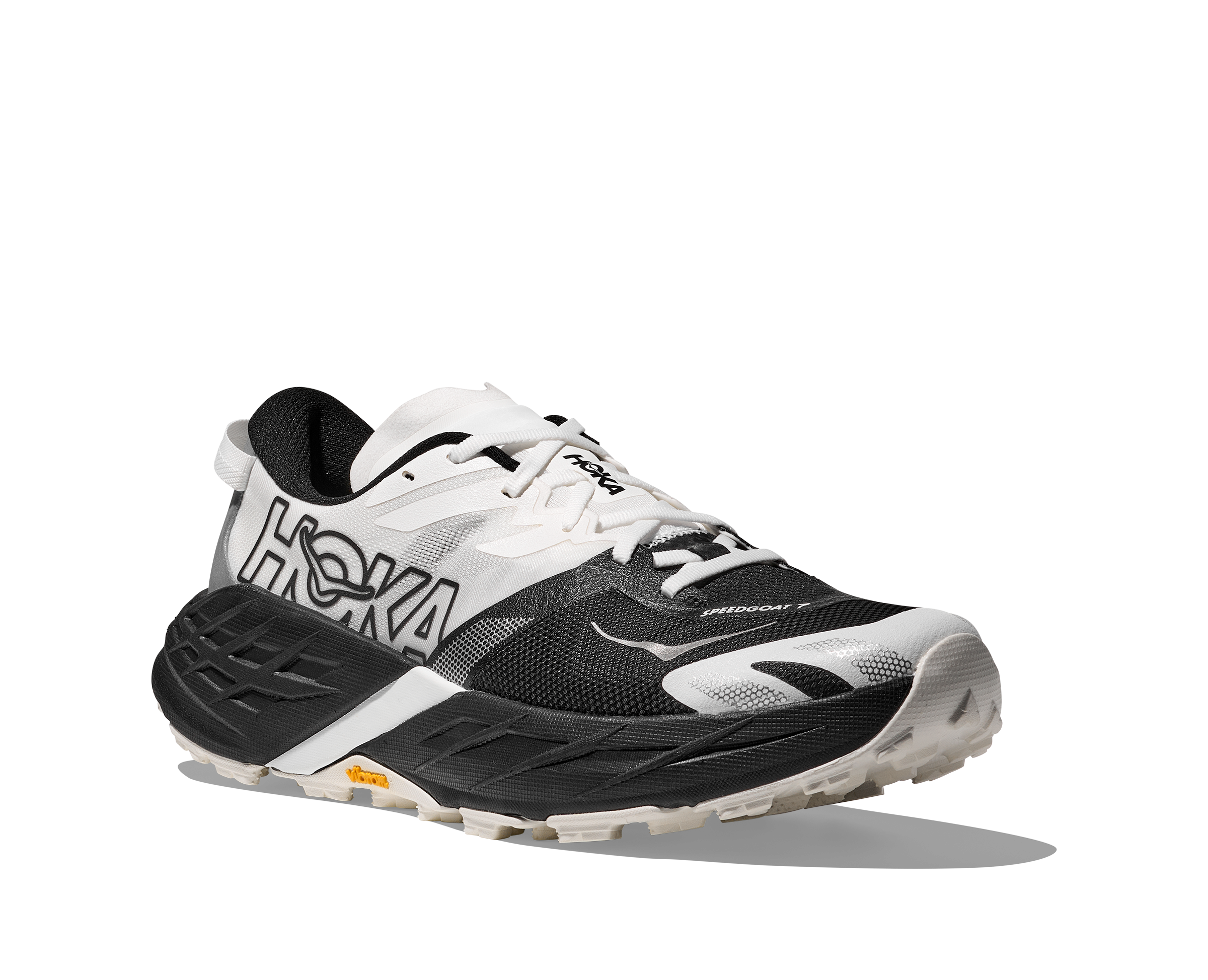 HOKA Women's Speedgoat 7 - BLACK / WHITE