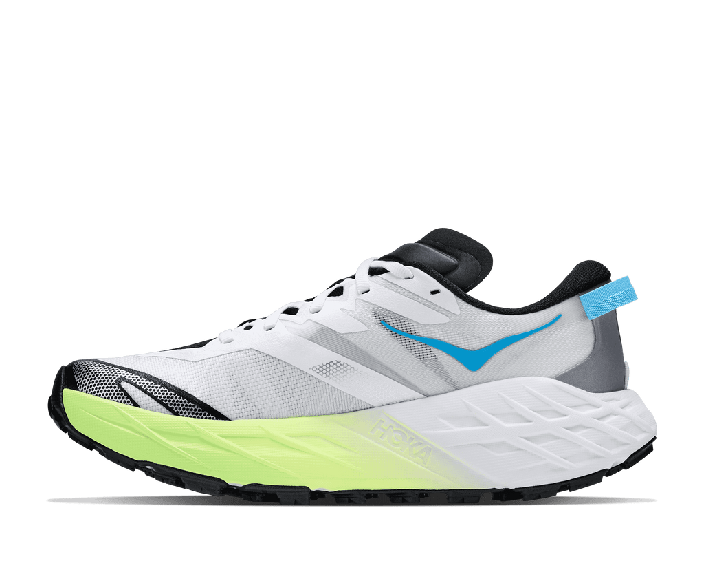 HOKA Women's Speedgoat 7 - FROST / NEON YUZU (Wide)