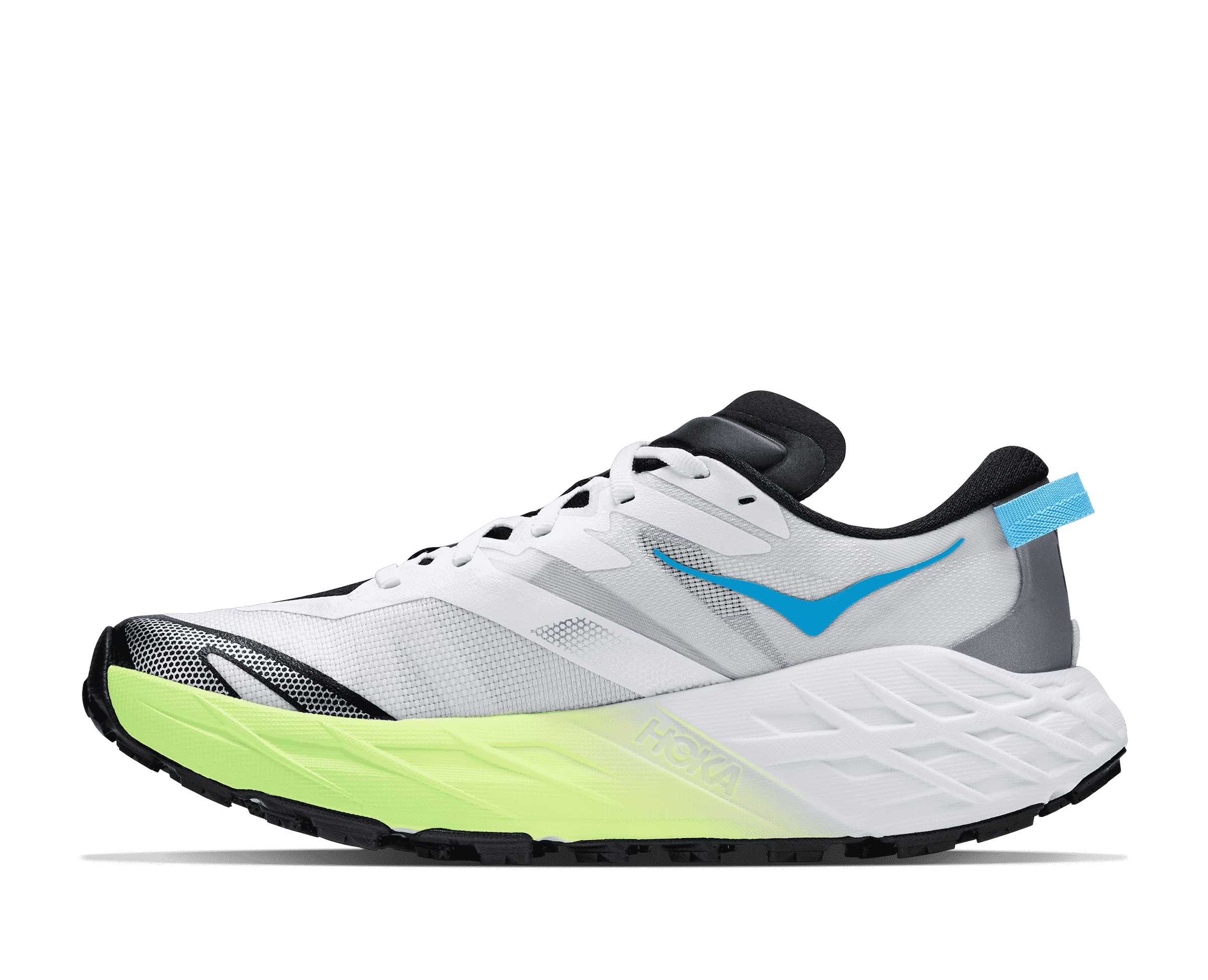 HOKA Women's Speedgoat 7 - FROST / NEON YUZU (Wide)