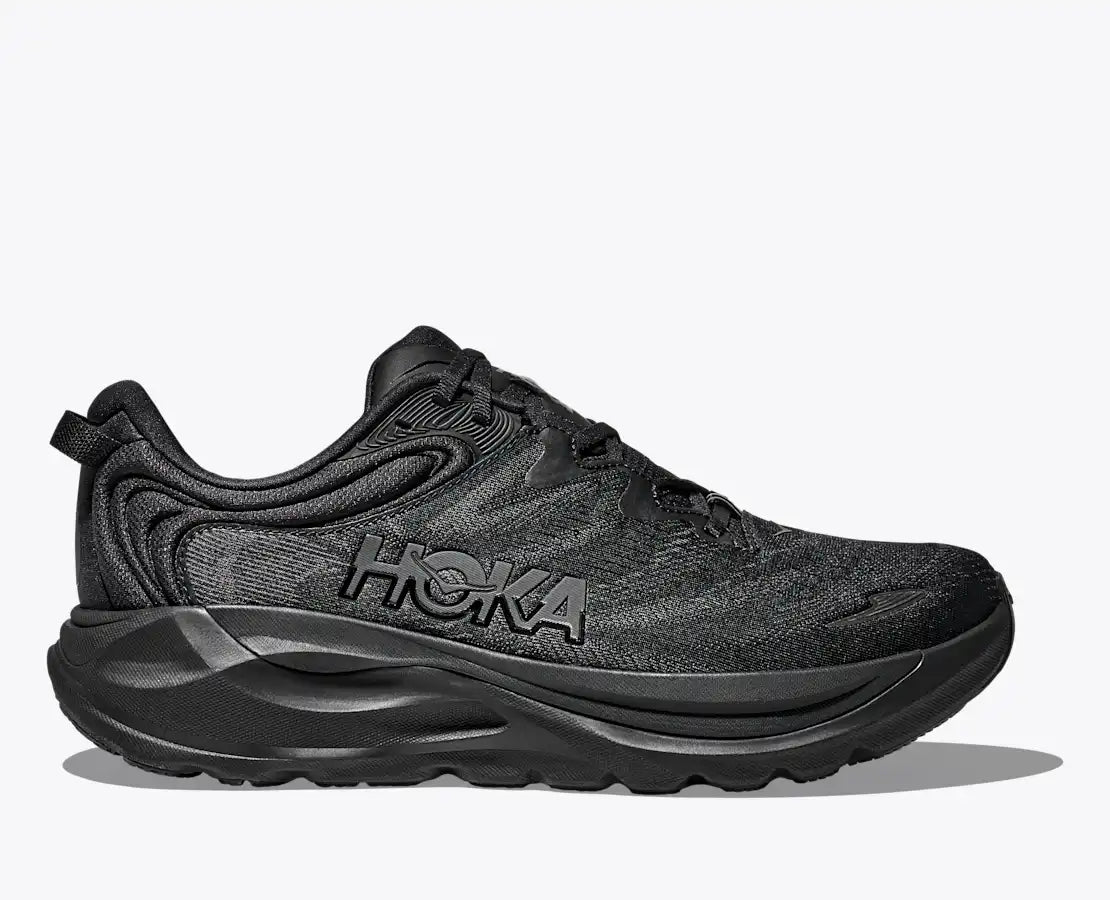 HOKA Women's Gaviota 6 - BLACK / BLACK (Wide)