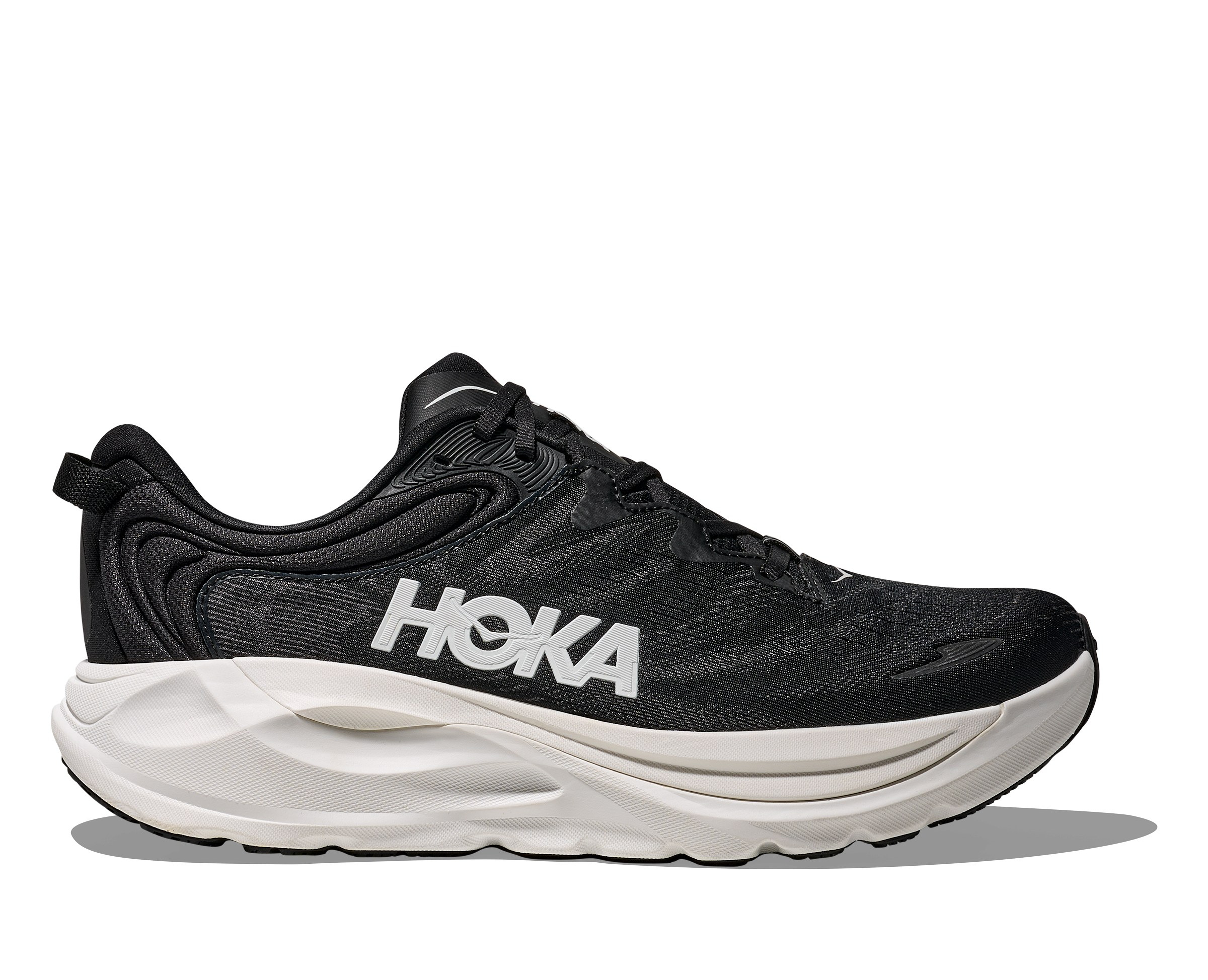 HOKA Men's Gaviota 6 - BLACK / WHITE