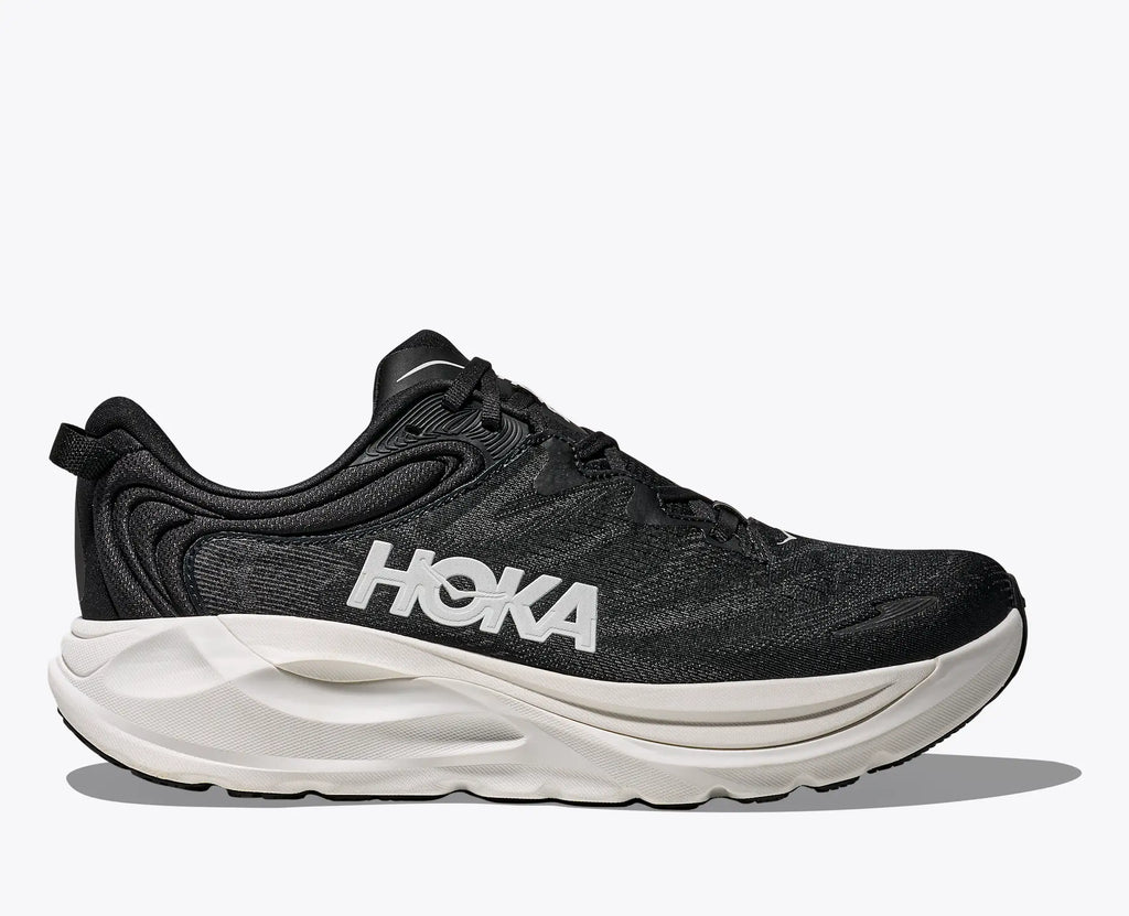 HOKA Men's Gaviota 6 - BLACK / WHITE (Wide)
