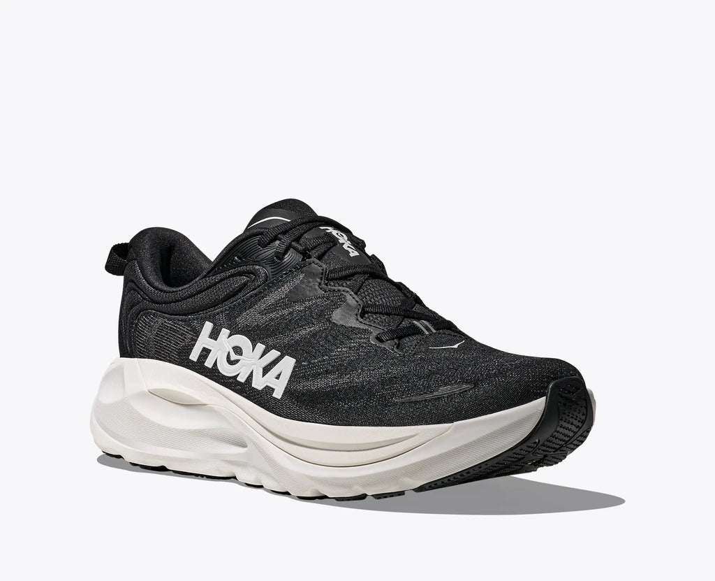 HOKA Men's Gaviota 6 - BLACK / WHITE (Wide)