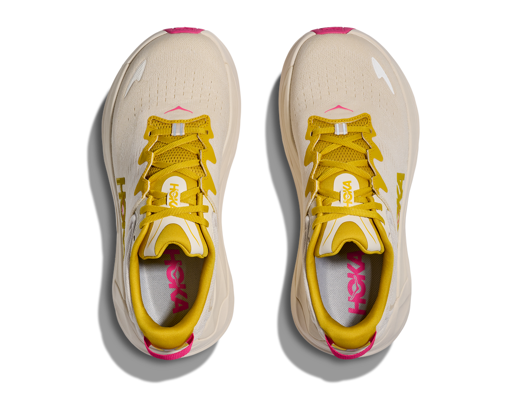 HOKA Women's Gaviota 6 - BIRCH / YELLOW GOLD