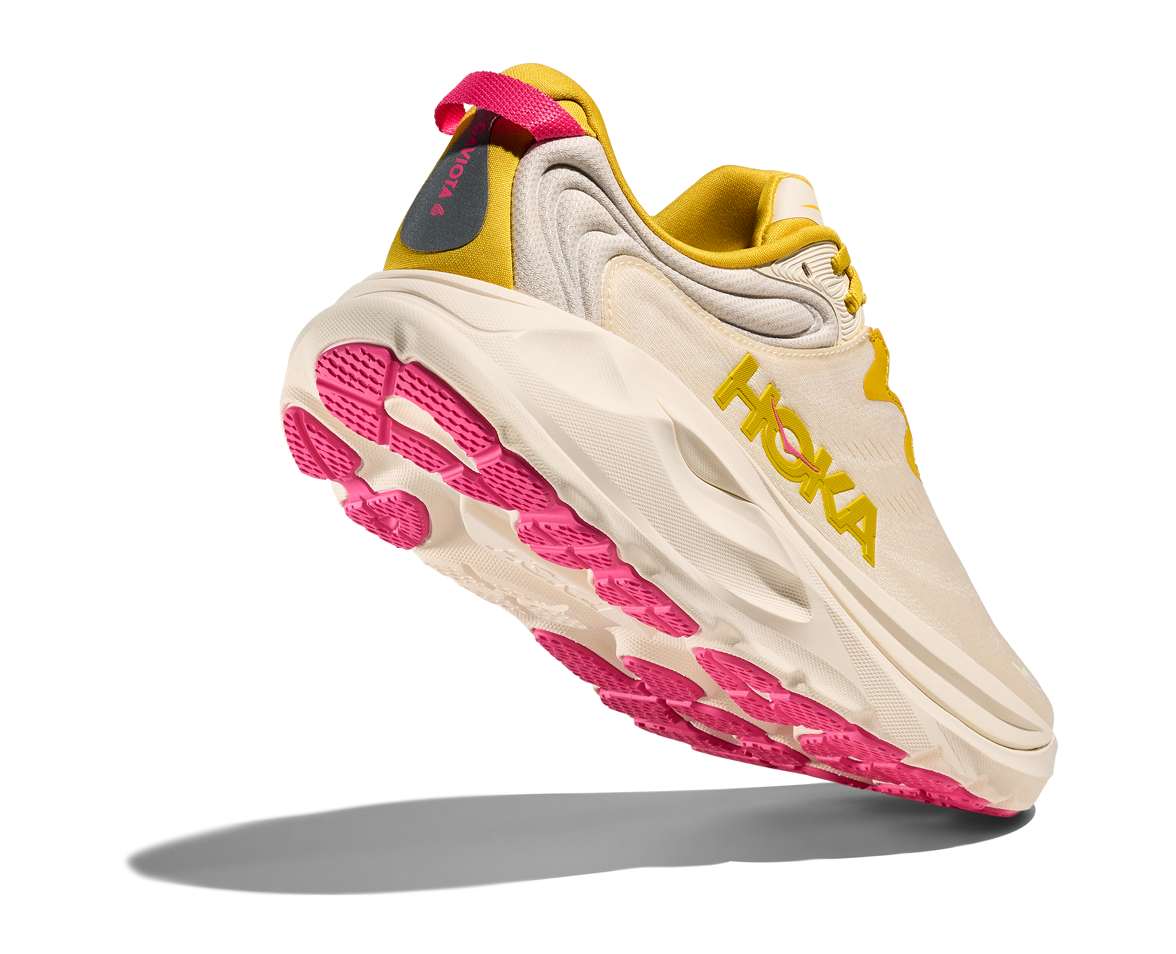 HOKA Women's Gaviota 6 - BIRCH / YELLOW GOLD