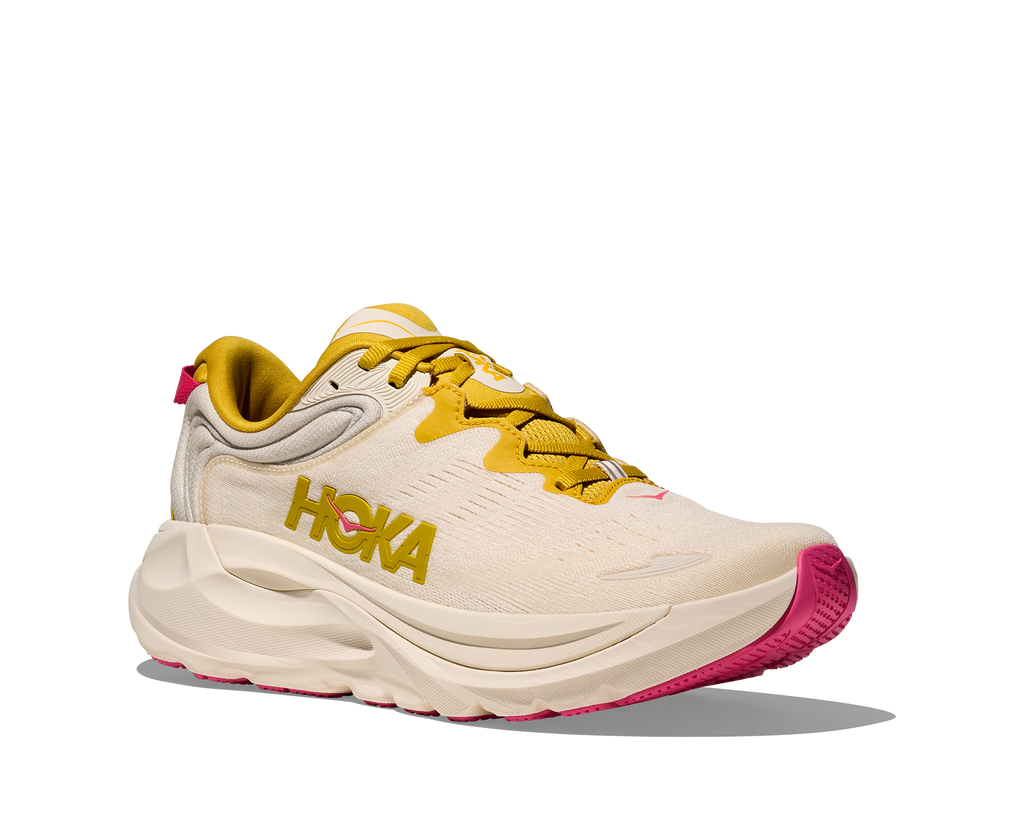 HOKA Women's Gaviota 6 - BIRCH / YELLOW GOLD