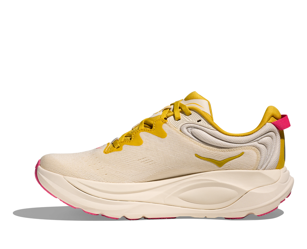 HOKA Women's Gaviota 6 - BIRCH / YELLOW GOLD