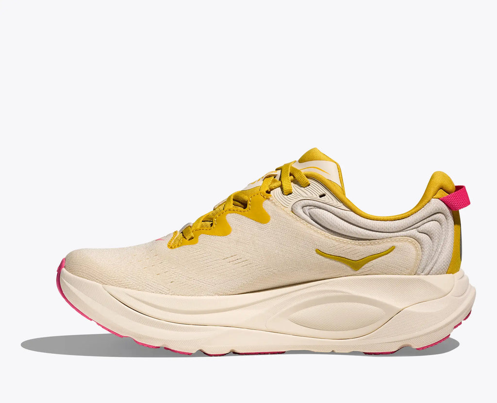 HOKA Women's Gaviota 6 - BIRCH / YELLOW GOLD