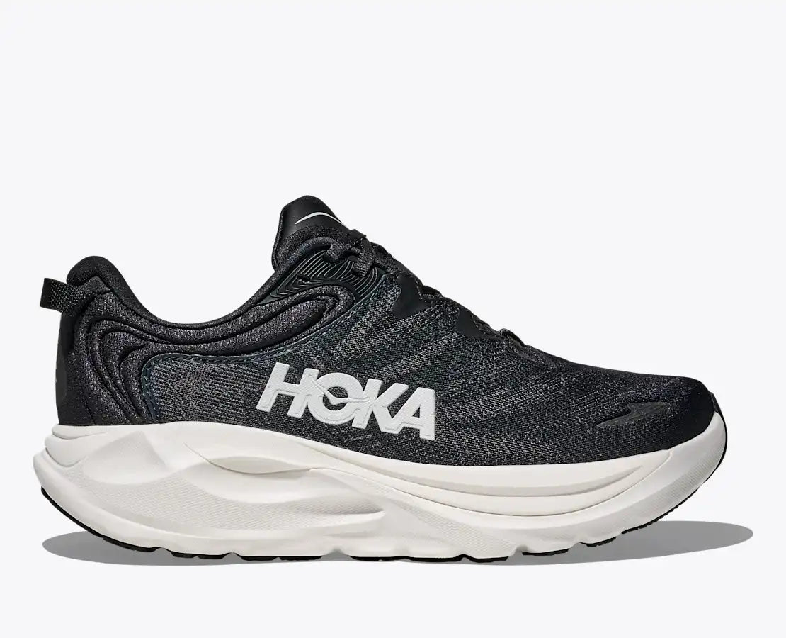 HOKA Women's Gaviota 6 - BLACK / WHITE (Extra Wide)